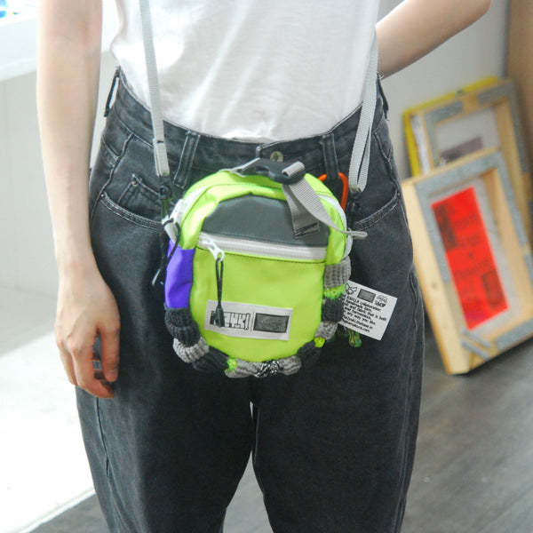 TA2YUKI x KSFCLB Pouch / Grey, Neon Yellow, Purple