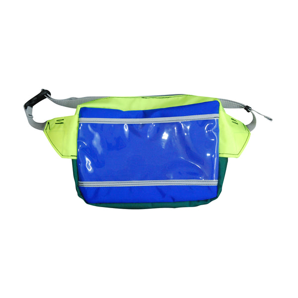 Medium Waist Bag / Neon Yellow, Green, Blue