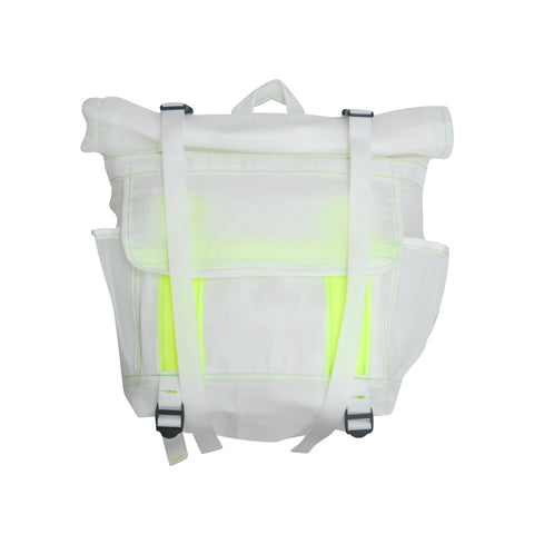 Small Backpack / Mesh, White