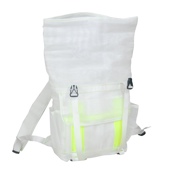 Small Backpack / Mesh, White