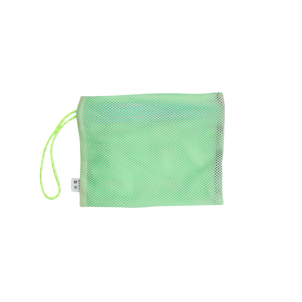 Tool Pouch / Mesh, Gray, Neon Green