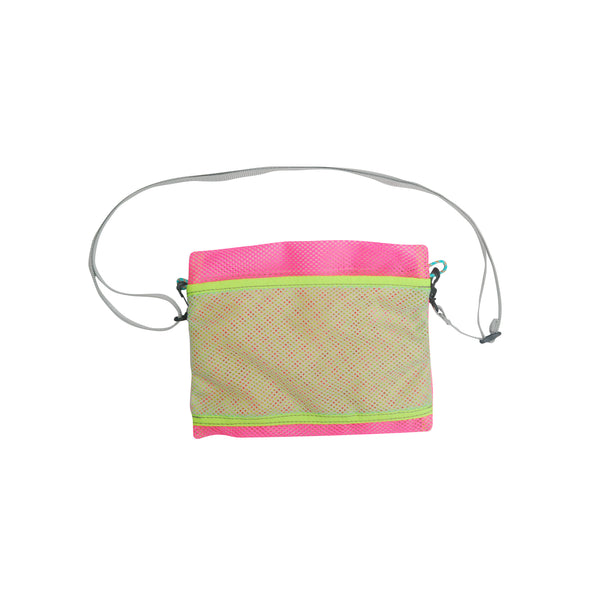 Extra Small Shoulder Bag / Mesh, Neon Pink