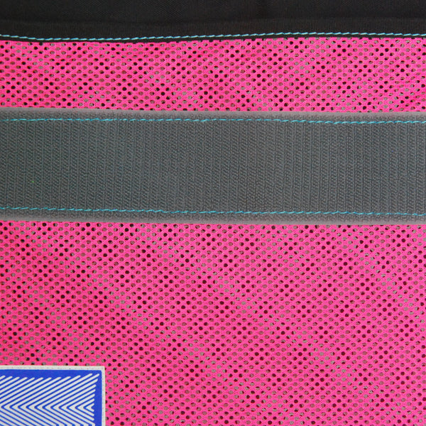 Laptop Sleeve (13~14") /  Black, Pink Mesh