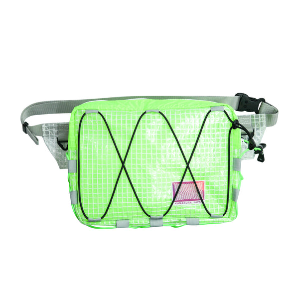 Medium Waist Bag / Translucent, Neon Yellow