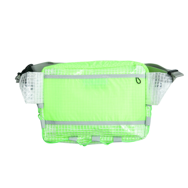 Medium Waist Bag / Translucent, Neon Yellow