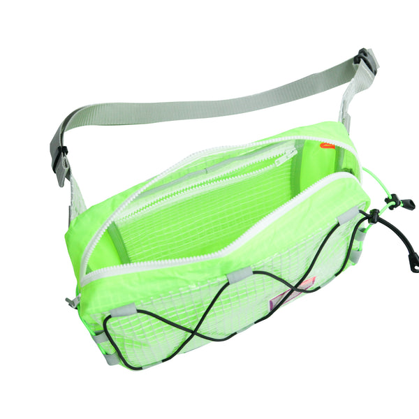 Medium Waist Bag / Translucent, Neon Yellow