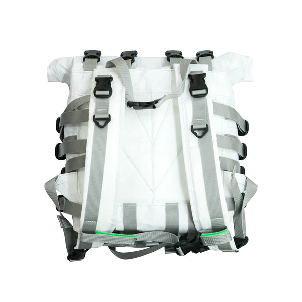 Small Backpack / White, Buckles