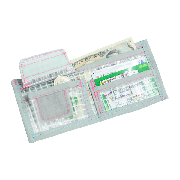 Wallet / Translucent, Light Blue, Pink