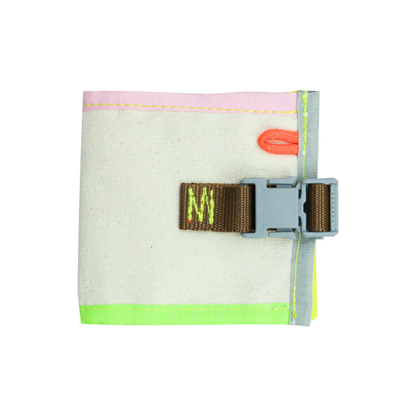 Wallet / Ecru Canvas, Colorful