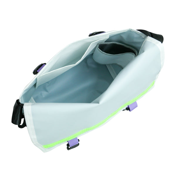 Medium Shoulder Bag / White, Mesh