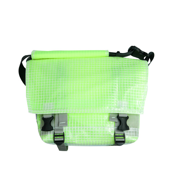 Medium Shoulder Bag / Translucent, Neon Yellow