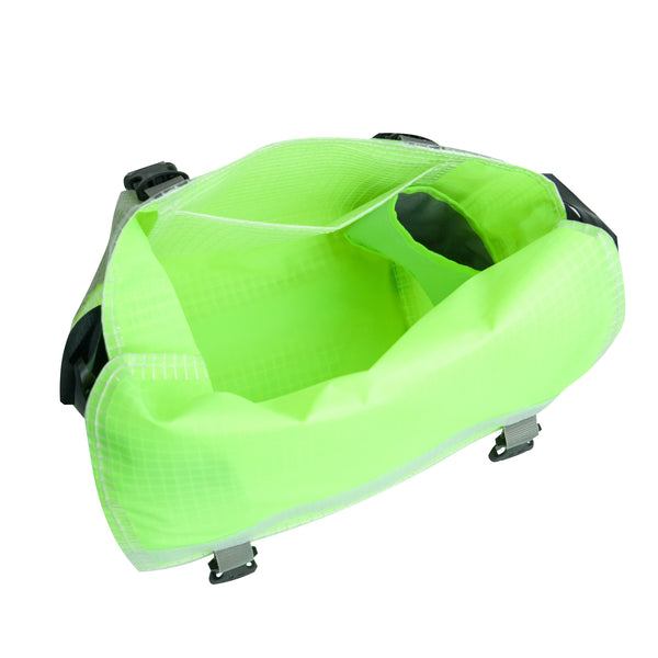 Medium Shoulder Bag / Translucent, Neon Yellow