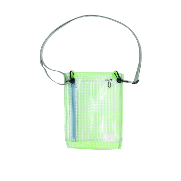 Small Travel Bag / Translucent, Neon Yellow