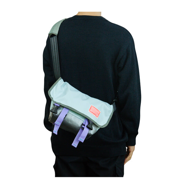 Small Shoulder Bag / Light Blue, Velcro Dividers