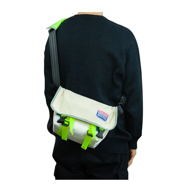 Small Shoulder Bag / Beige, Velcro Dividers