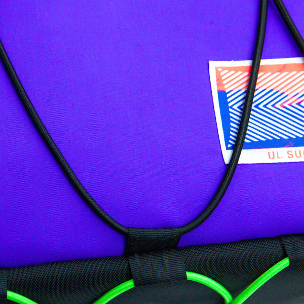 Large Waist Bag / Purple, Black