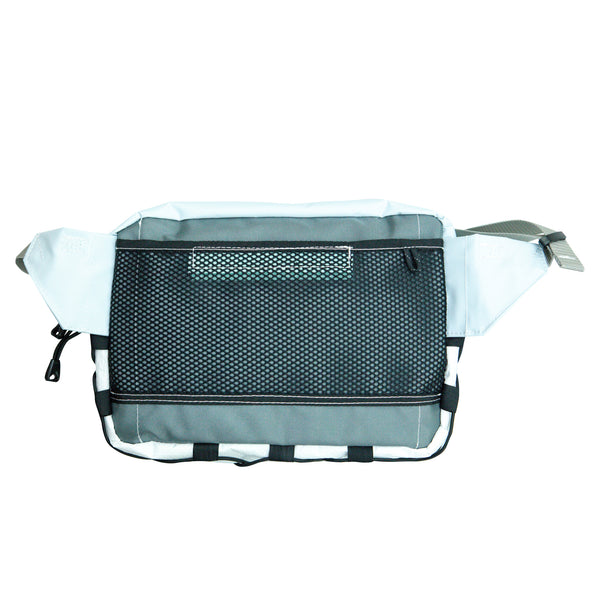 Medium Waist Bag / Light Blue, Black, Mesh