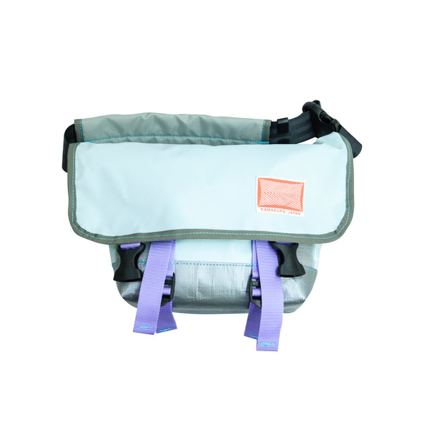 Small Shoulder Bag / Light Blue, Velcro Dividers