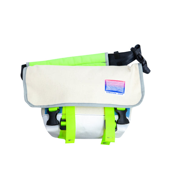 Small Shoulder Bag / Beige, Velcro Dividers