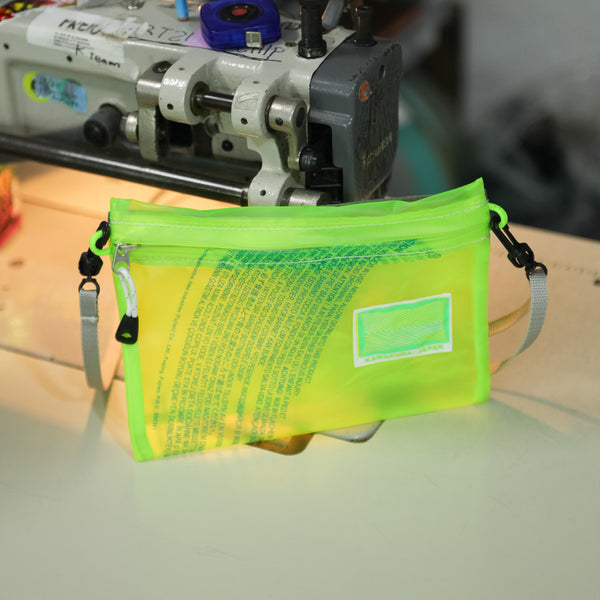 Extra Small Shoulder Bag / Neon Yellow, Swim Ring