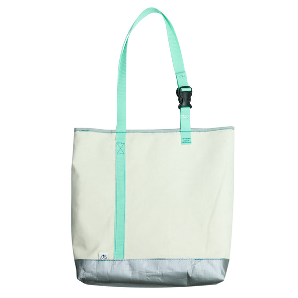 Record Bag / Ecru Canvas, Grey