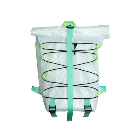 Small Backpack / White, Translucent