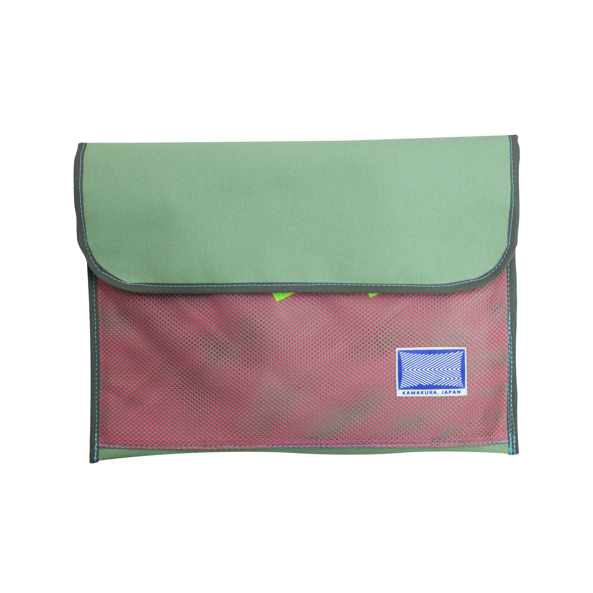 Laptop Sleeve (13~14") /  Green, Pink Mesh