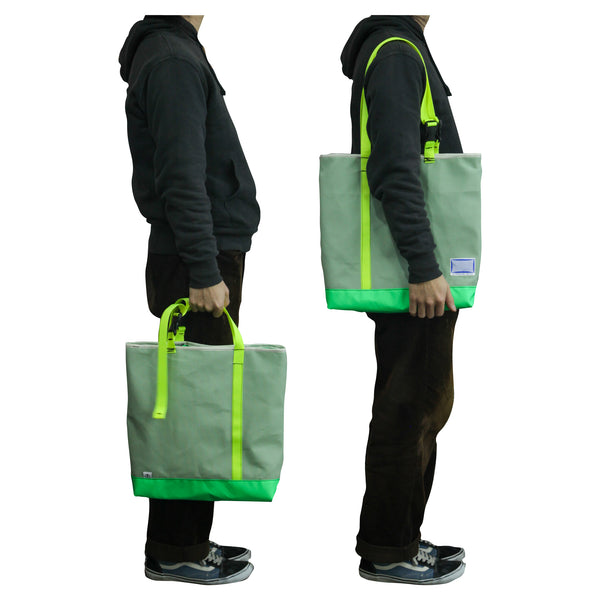 Record Bag / Green, Neon Green