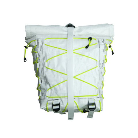 Medium Backpack / White, Bungee Cord