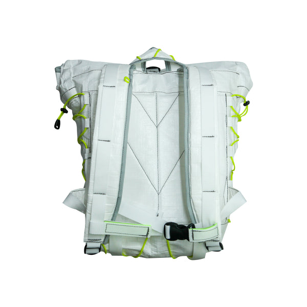 Medium Backpack / White, Bungee Cord