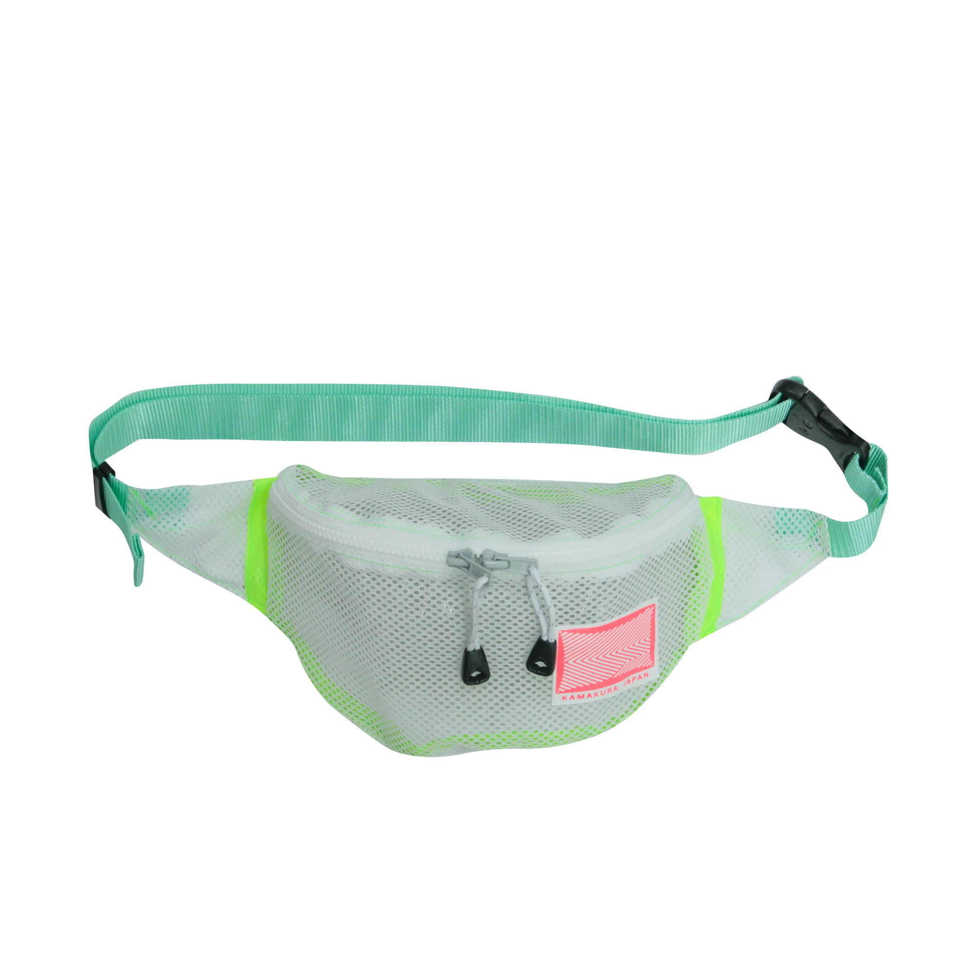 Small Waist Pouch / White, Mesh