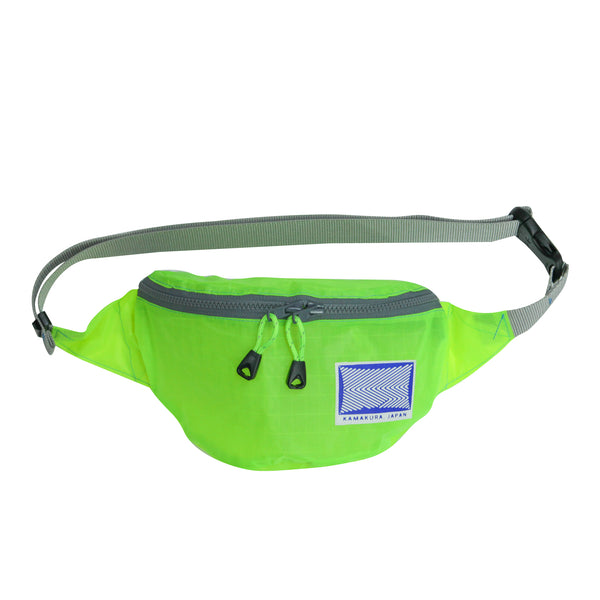 Small Waist Pouch / Neon Yellow, Translucent