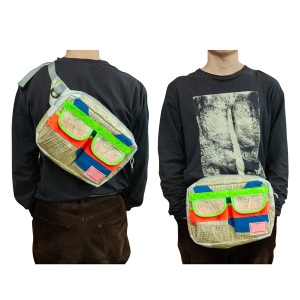 Medium Waist Bag / Recycled Sail Cloth