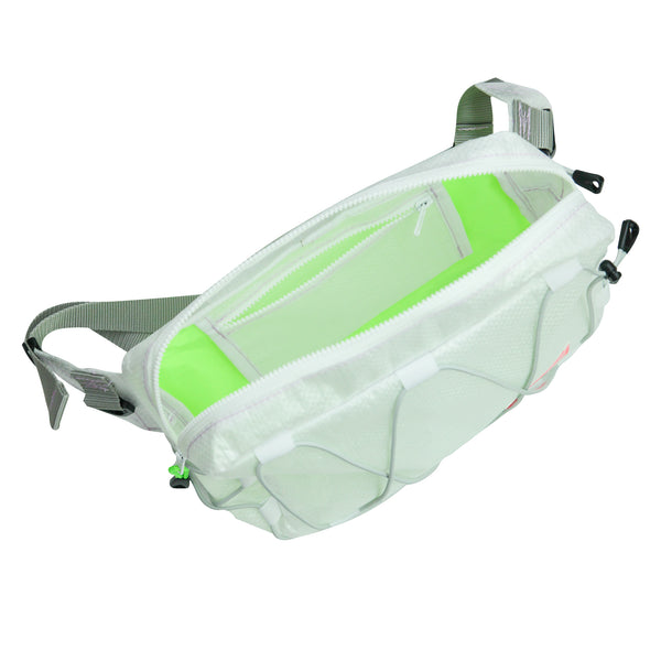 Medium Waist Bag / White, Grey, Neon Yellow