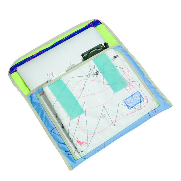 Laptop Sleeve (13~14") / Light Blue, Stitching