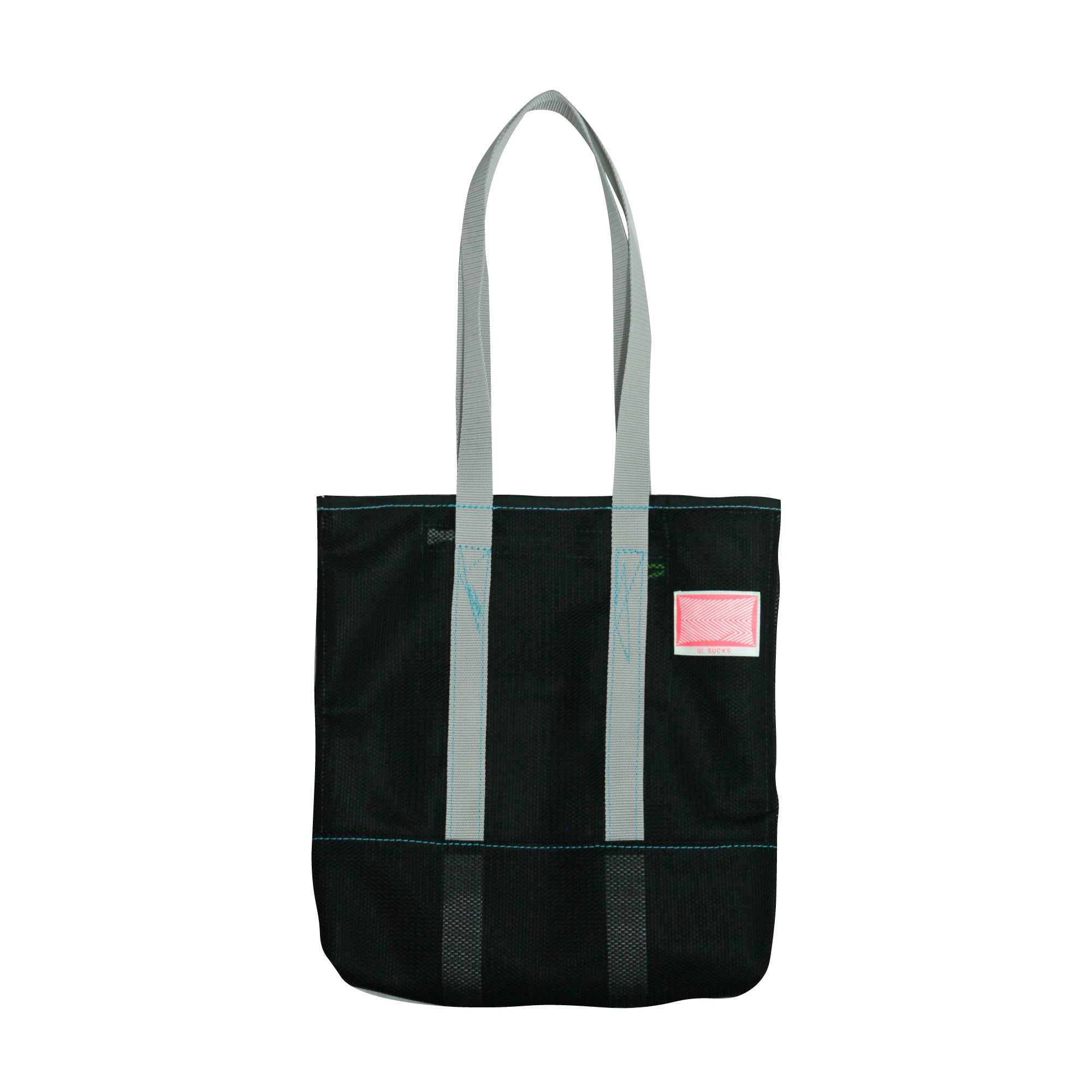 Small Tote Bag / Black Mesh