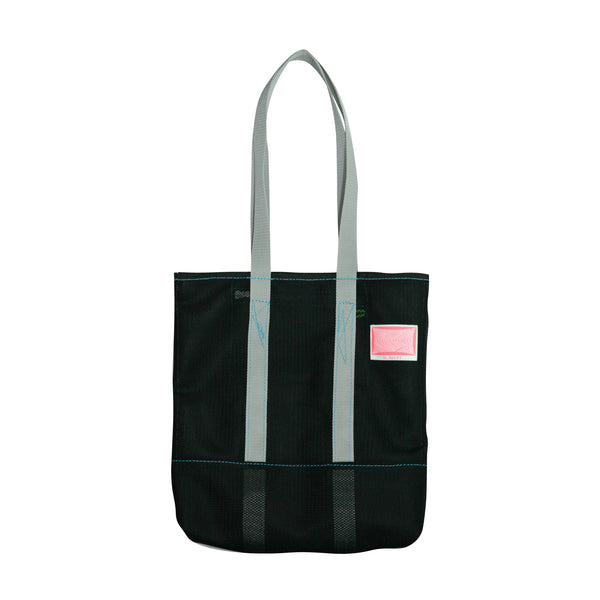 Small Tote Bag / Black Mesh