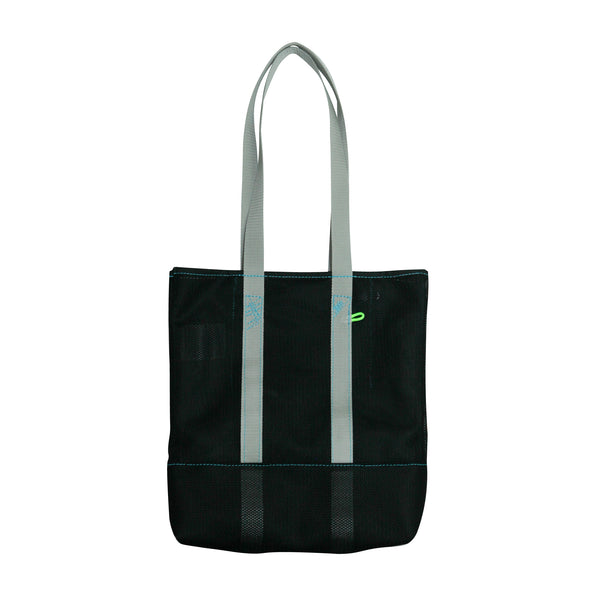 Small Tote Bag / Black Mesh