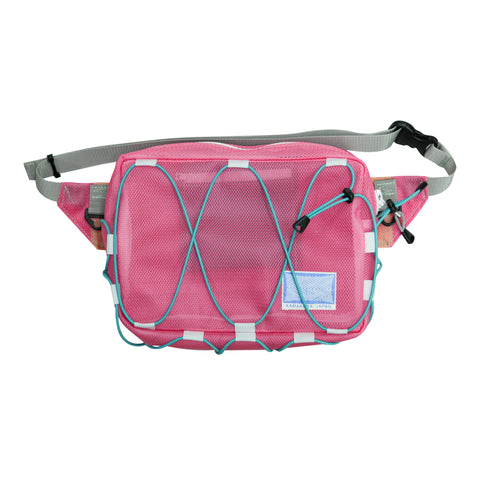 Medium Waist Bag / Pink, Light Blue