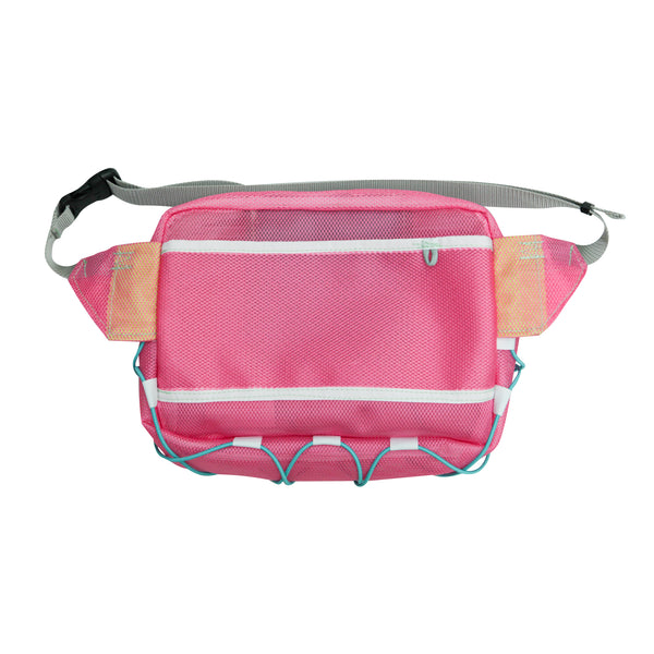 Medium Waist Bag / Pink, Light Blue