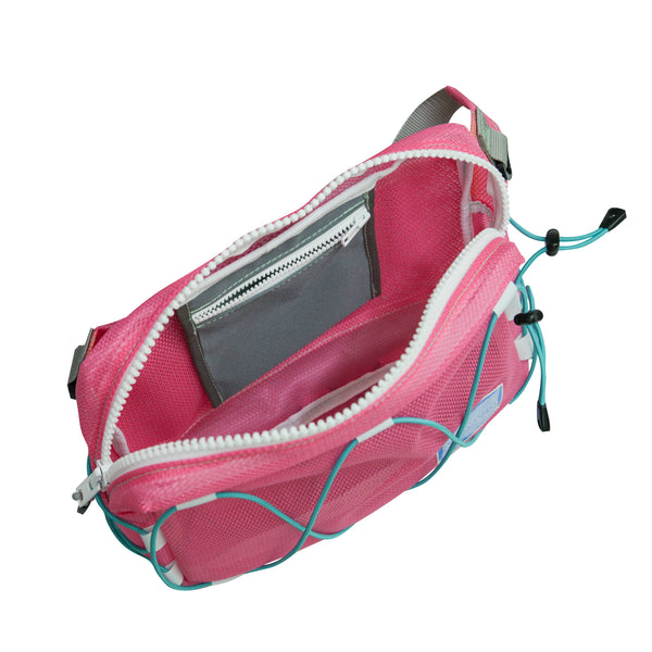 Medium Waist Bag / Pink, Light Blue