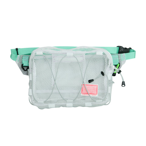 Medium Waist Bag / White Mesh