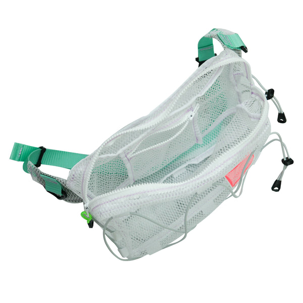 Medium Waist Bag / White Mesh
