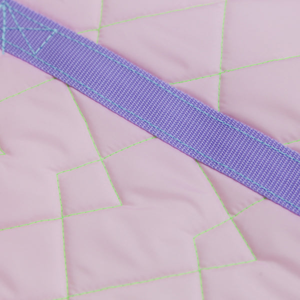 Record Bag / Quilting, Pink