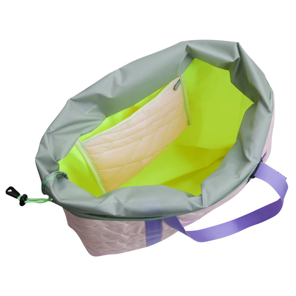 Record Bag / Quilting, Pink