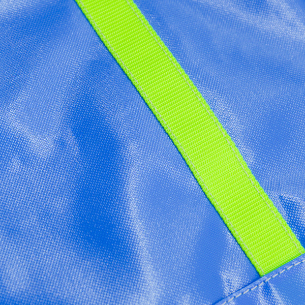 Record Bag / Blue, Neon Yellow