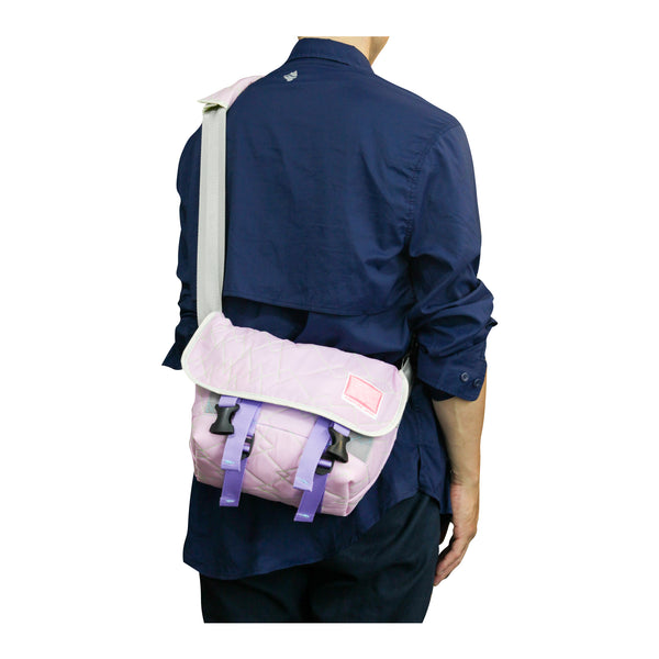 Small Shoulder Bag / Quilting, Pink