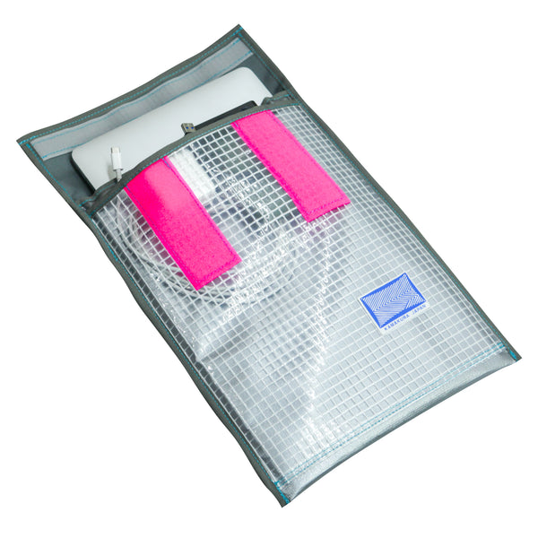 Laptop Sleeve (13~14") / Grey, Neon Pink, Vertical