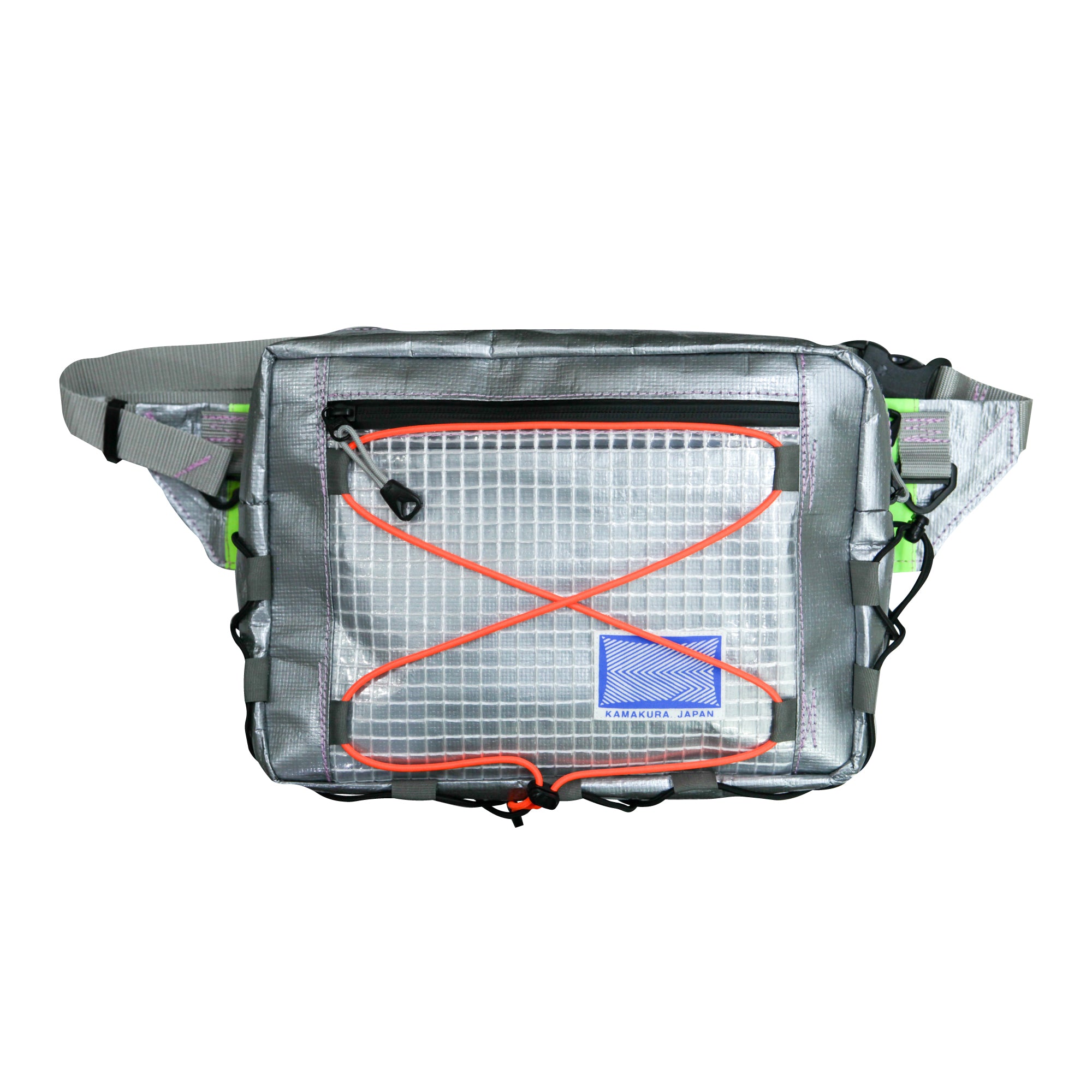 Medium Waist Bag / Grey, Translucent
