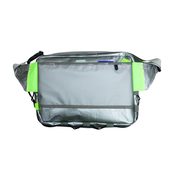 Medium Waist Bag / Grey, Translucent